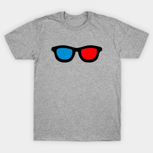 3D Glasses T-Shirt by XOOXOO